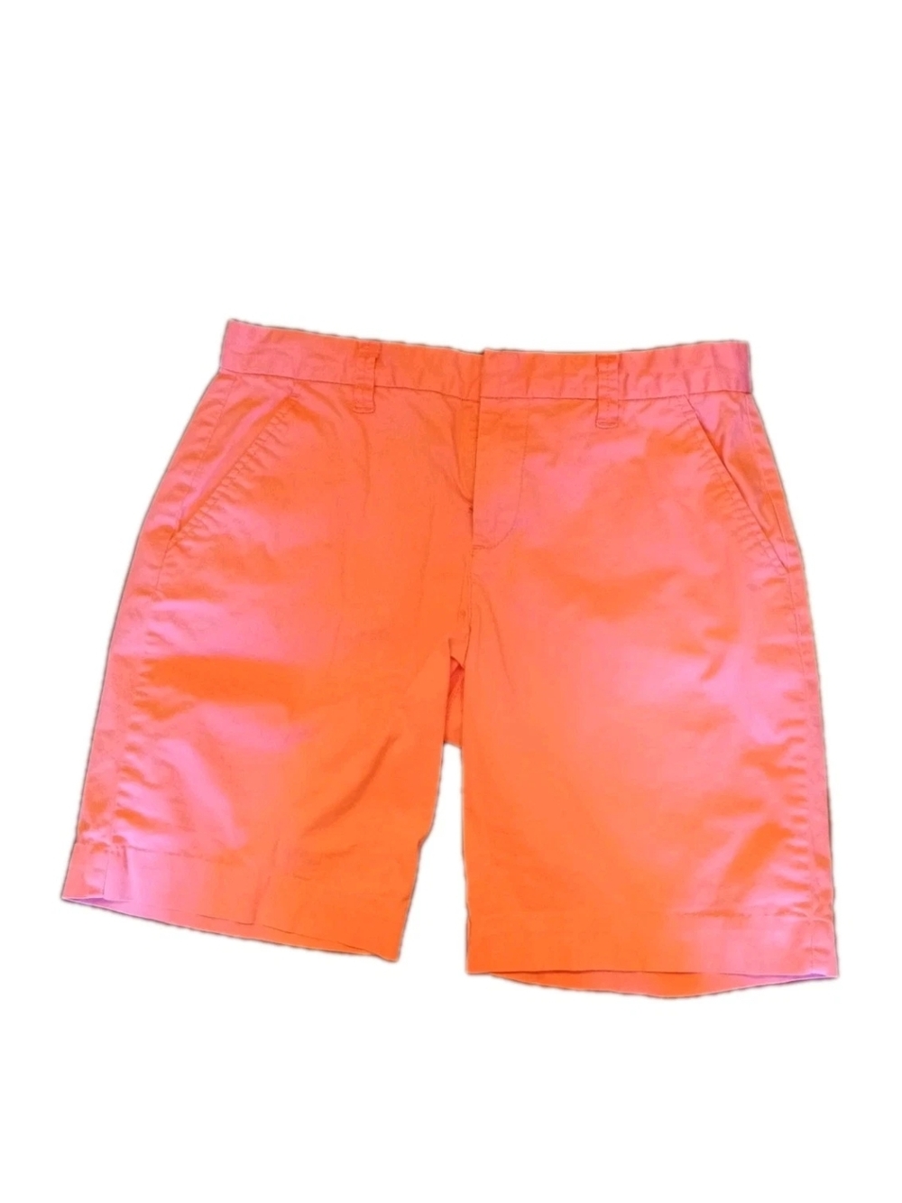 Calvin Klein Jeans Women's Coral Pink Flat Front Shorts